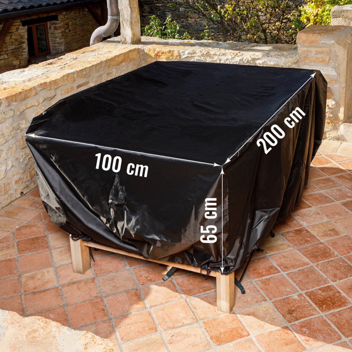 Housse pour salon de jardin, Housse Salon de Jardin noir, gris, SOMAGIC