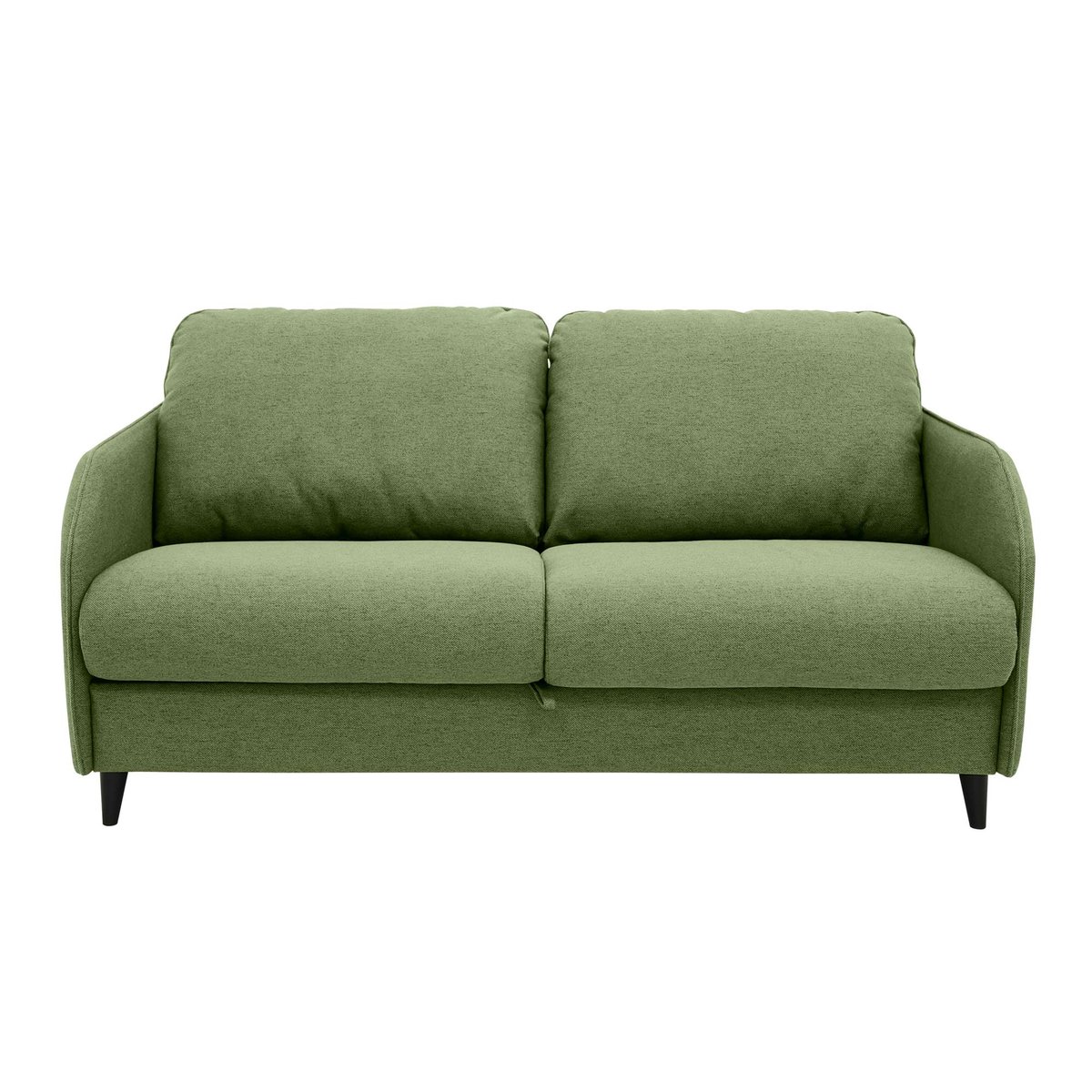 Canapé convertible express 3 places, COSMOS vert sauge, BEST MOBILIER