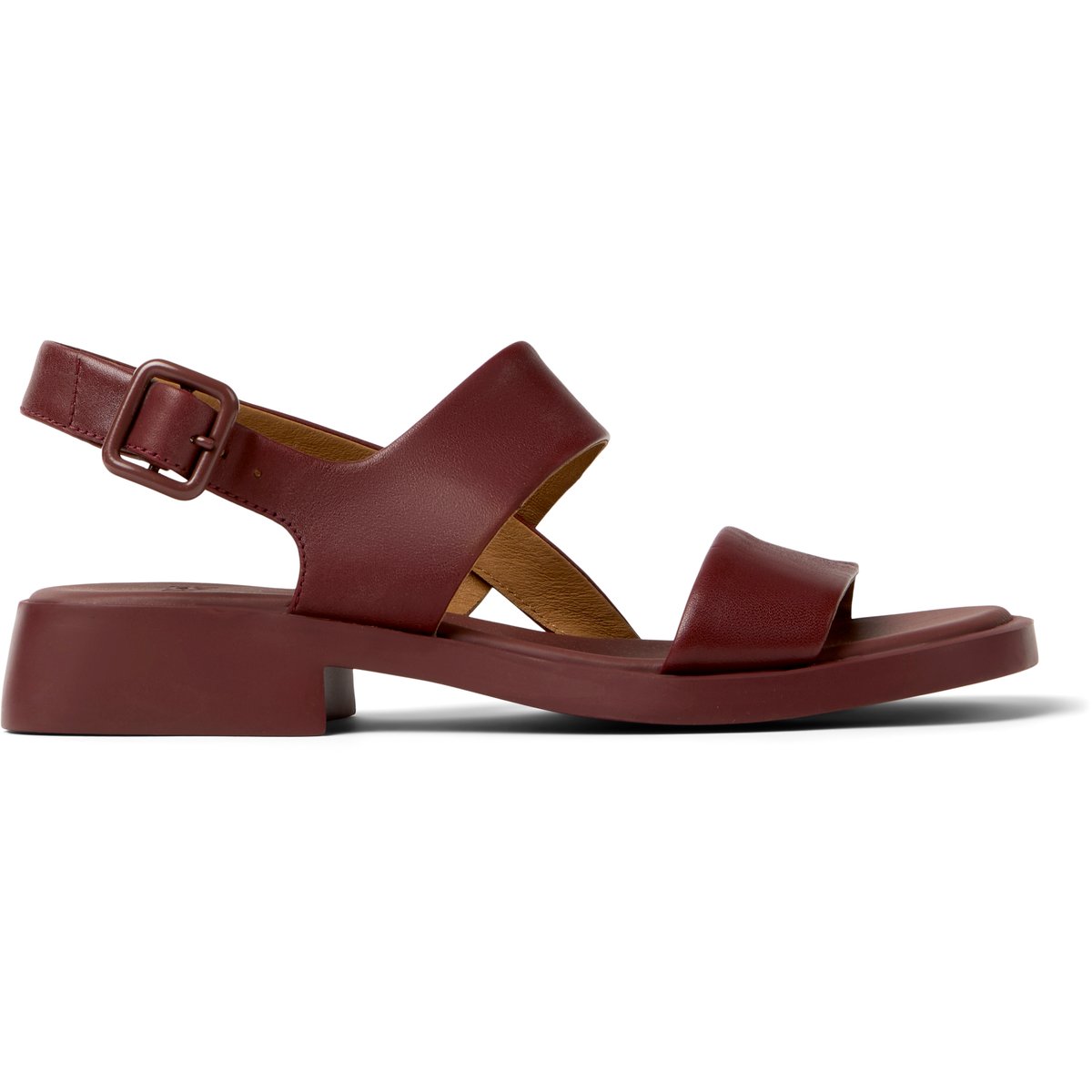 Sandales en cuir ultrasouple Dana noir, CAMPER
