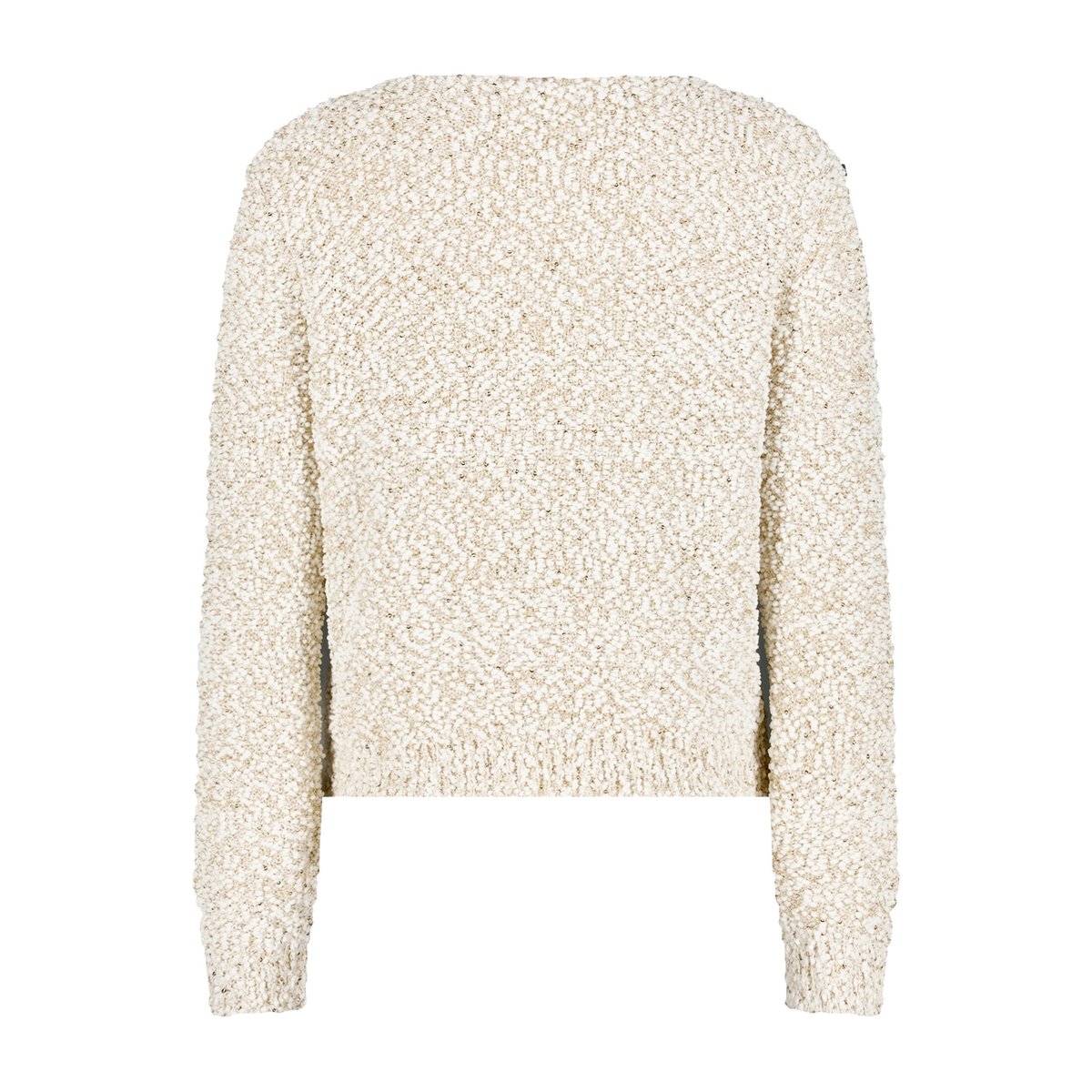 Pull-over en maille à teneur en fil fantaisie white sand, BETTY & CO