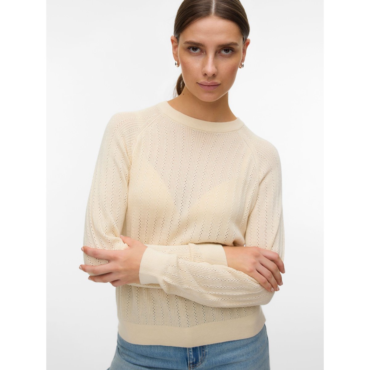 Pull En Maille birch, VERO MODA