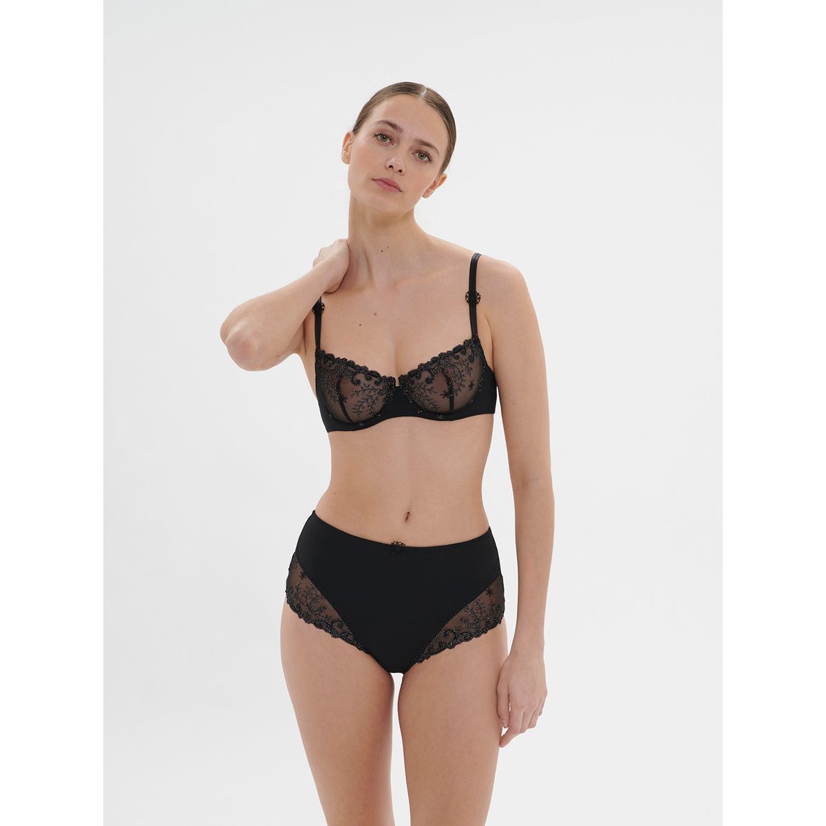 Culotte taille haute, DÉLICE noir, SIMONE PERELE