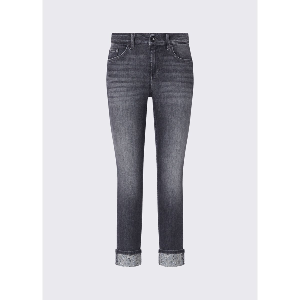 Jean skinny avec ornements denim gris, LIU JO