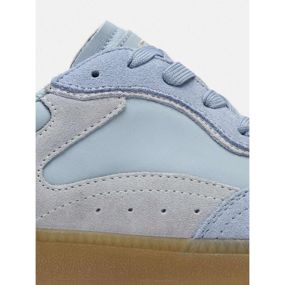 Baskets en cuir Park bleu ciel, HOFF