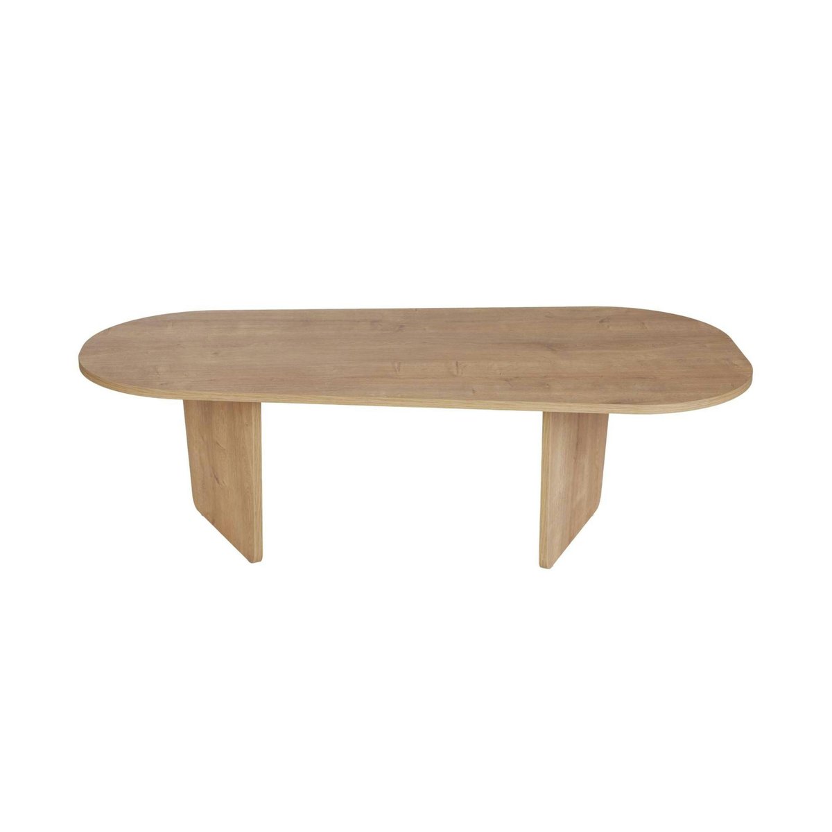 Table basse design organique MARFA chêne, PIER IMPORT