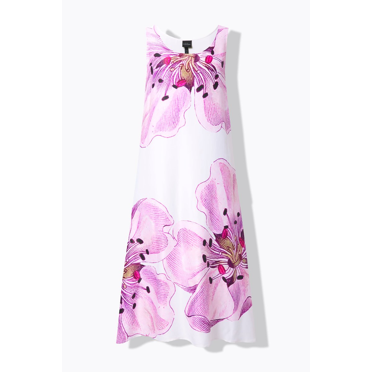 Robe midi sans manches mauve, ULLA POPKEN