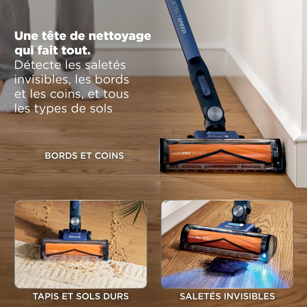 Aspirateur balai PowerDetect Speed IA3241FRT couleur unique, SHARK