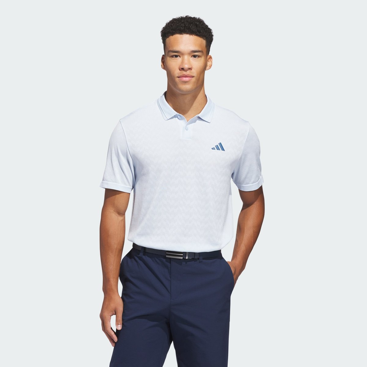 Polo Sans Coutures Ultimate365 Tour Polo Sans Coutures Ultimate365 Tour crystal sky / white, adidas Performance