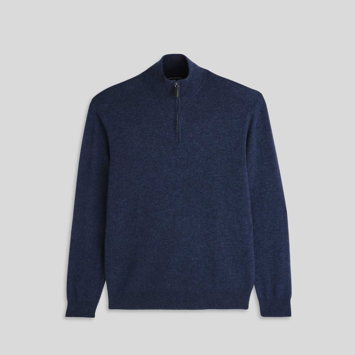 Pull Col Camionneur, Laine Et Cachemire, Certifié Oekotex denim melange, MONOPRIX