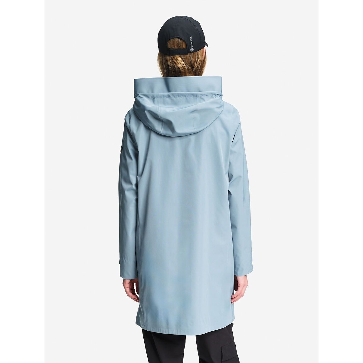 Parka longue MTD®, à capuche bleu gris, AIGLE