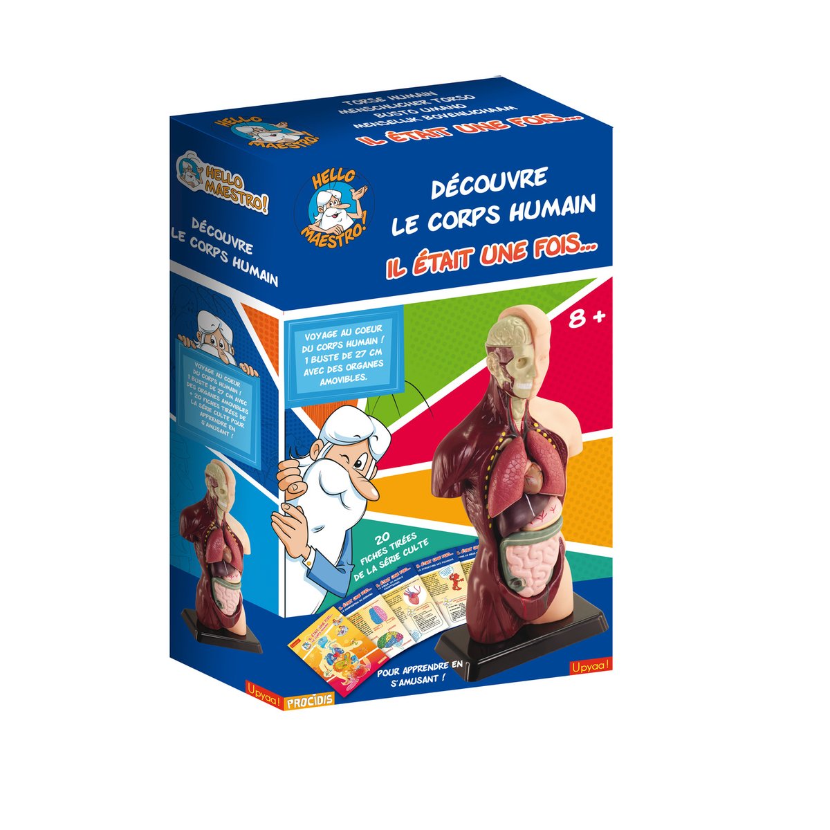 Decouvre le corps humain avec hello maestro - il etait une fois la vie couleur unique, SILVERIT
