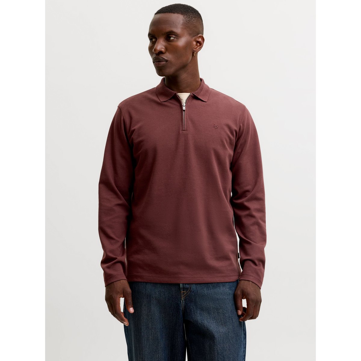 Col Polo bitter chocolate, JACK & JONES