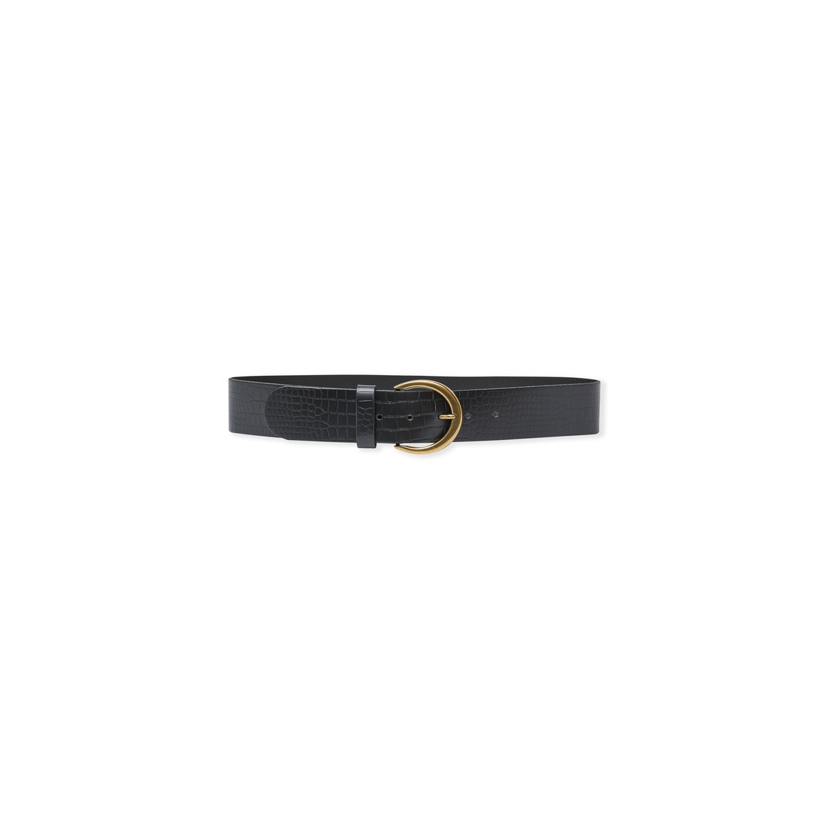 Ceinture unie BIANCA noir, ETAM