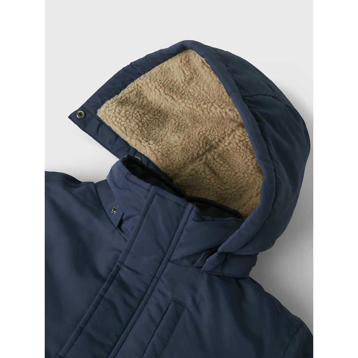 Parka à capuche bleu marine, NAME IT