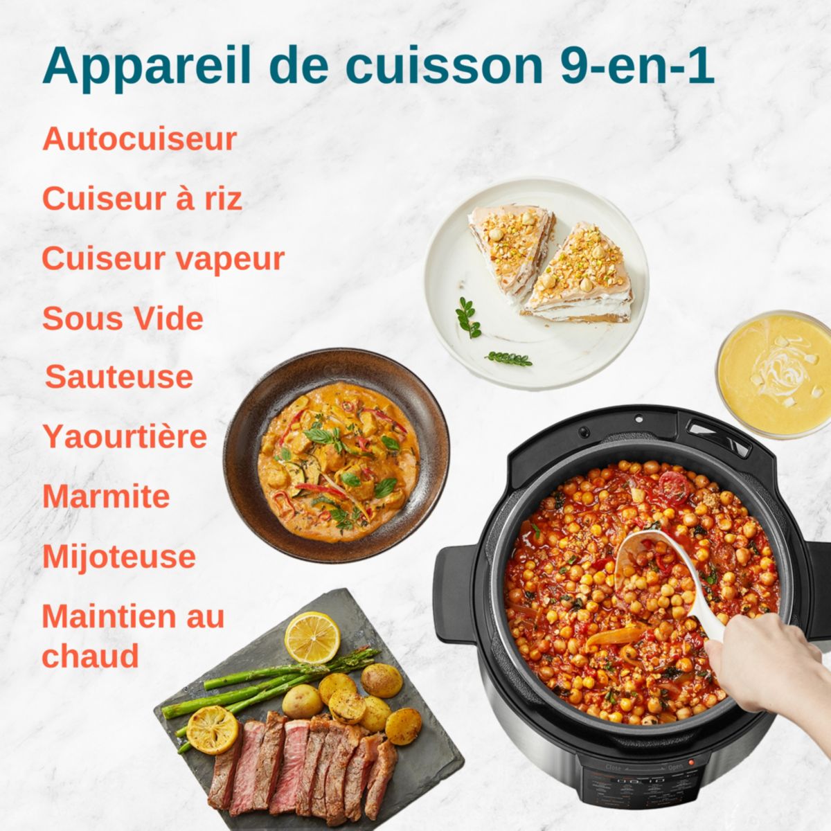 Multicuiseur 5.7Litre Pressure CookerKAAPPCCSNEU0007Y couleur unique, COSORI