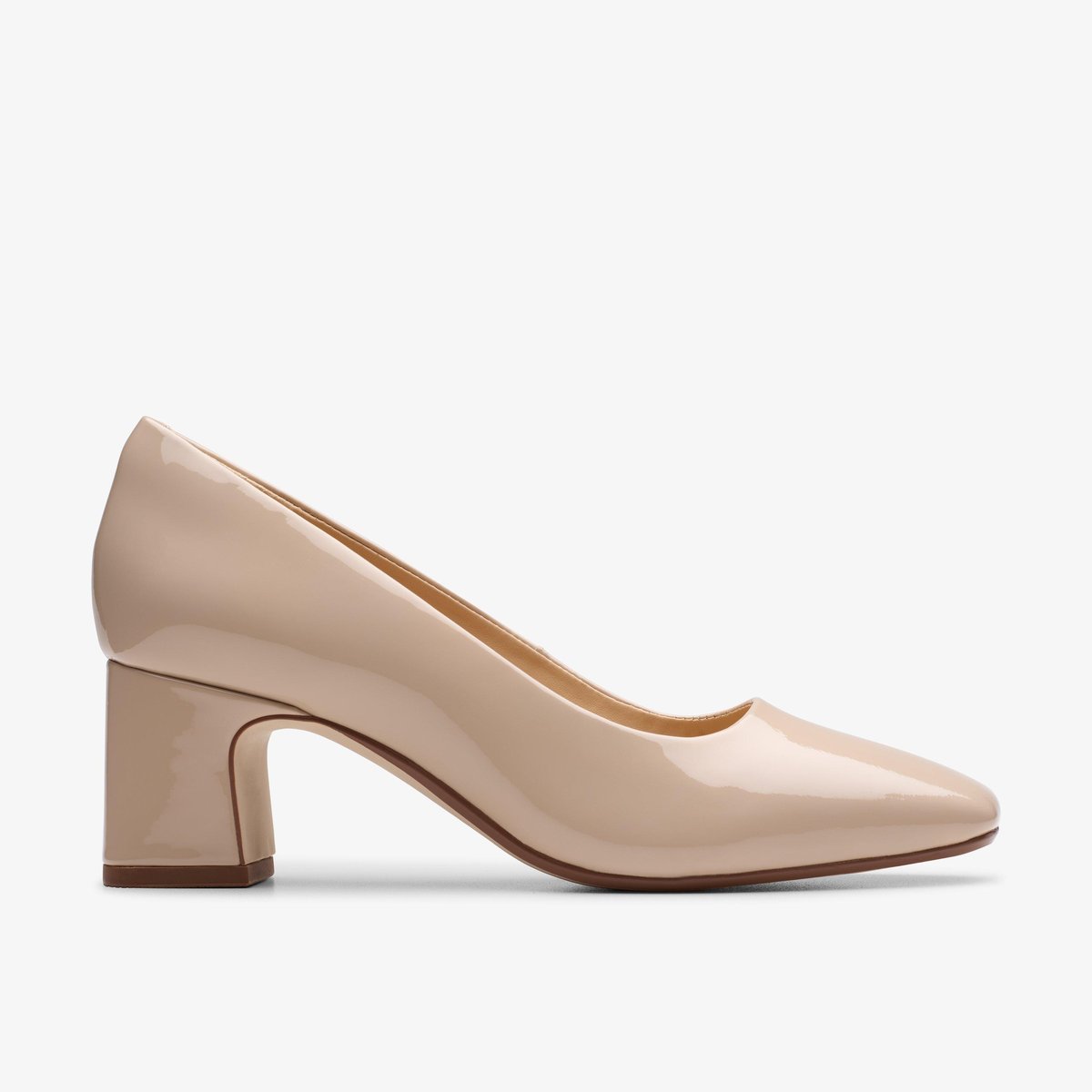 Escarpins Cuir FERNIE COURT beige sable, CLARKS