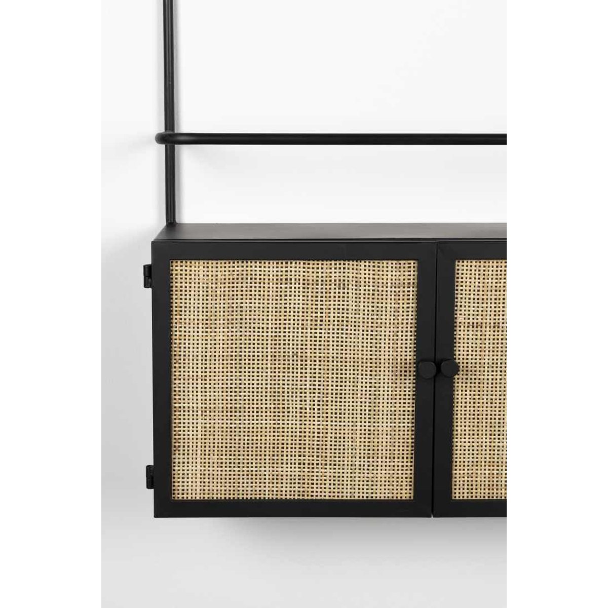 Étagère en bois, GUUJI rotin, BOITE A DESIGN