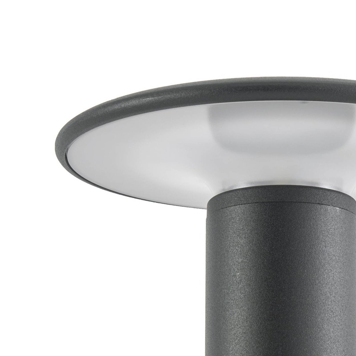 Luminaire extérieur en aluminium moderneLED noir, blanc, LUCANDE