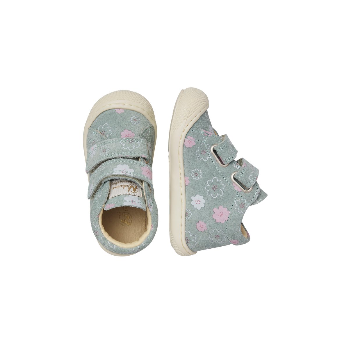 Chaussures premiers pas en suède COCOON VL sage-, NATURINO