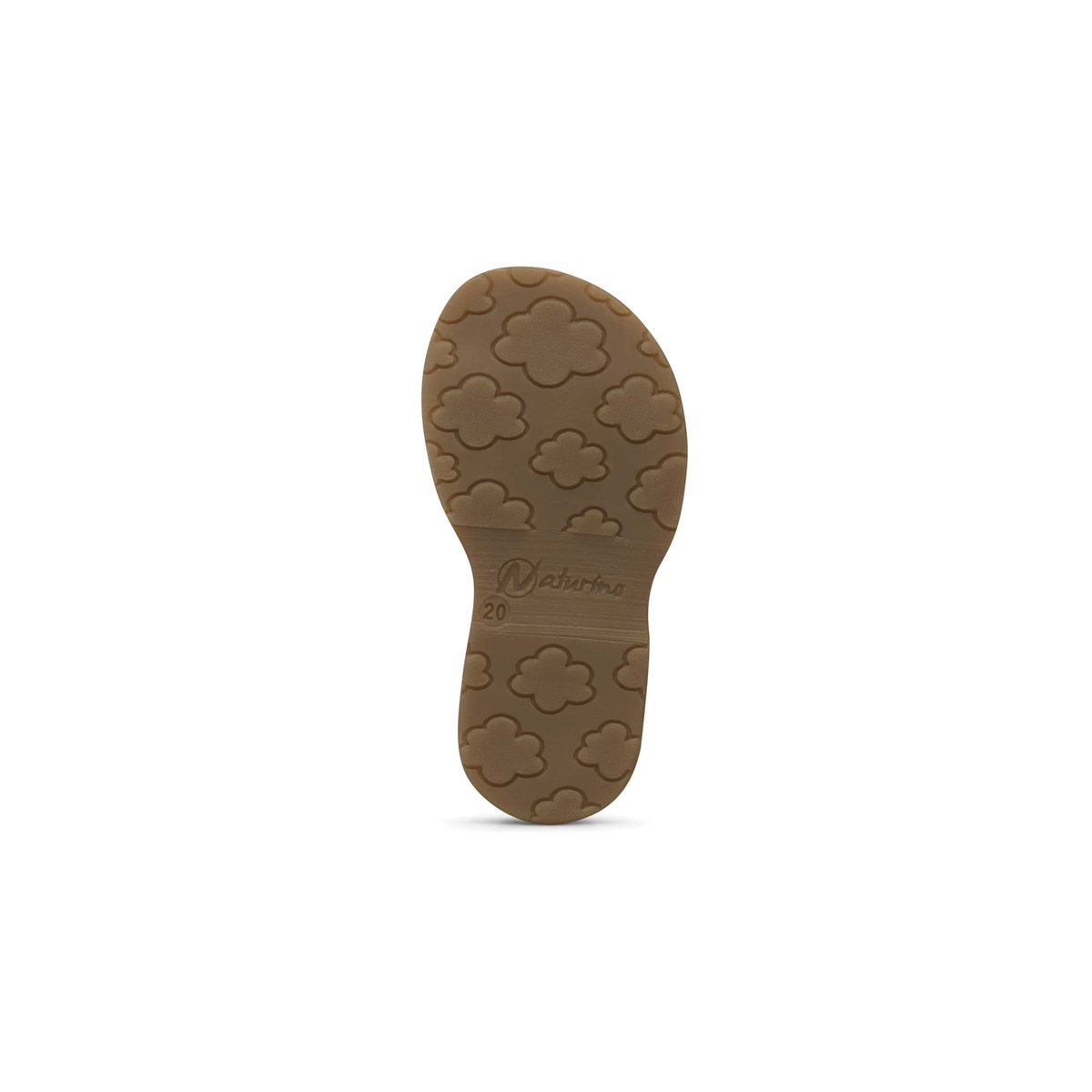Sandales en suède avec imprimé marguerites MAYA EMBR beige, NATURINO