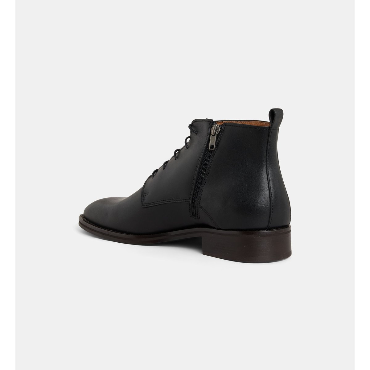 Bottines omer cuir ou suède noir, COMPTOIR GL
