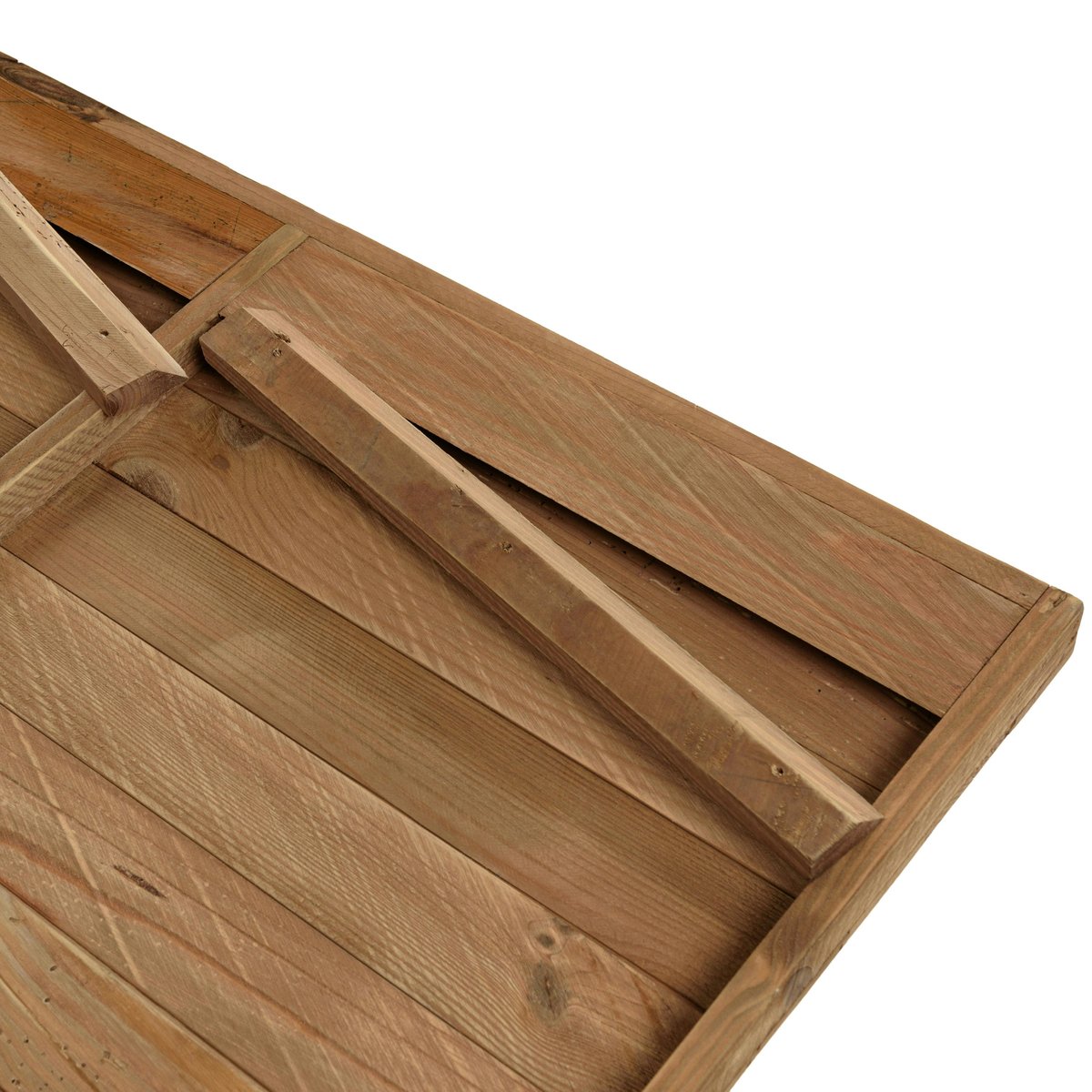 Décoration murale pin recyclé formes variées DENVER bois naturel, PIER IMPORT