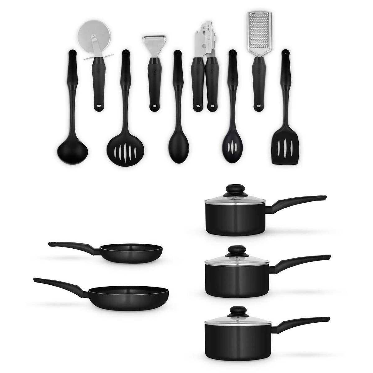 14-Piece Townhouse Pan Set black, SWAN