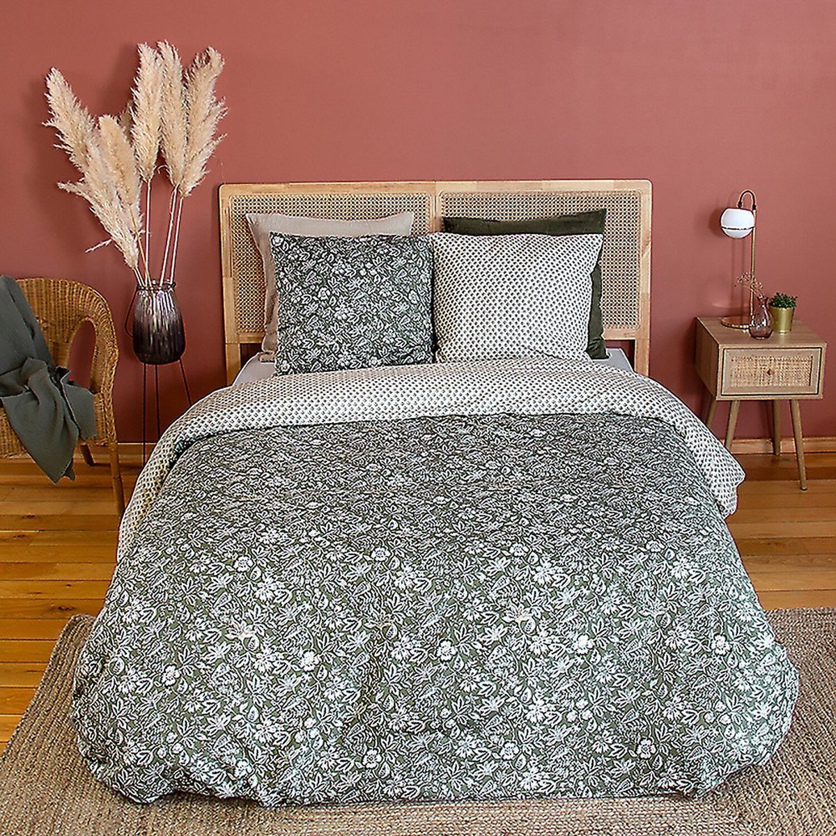 Parure housse de couette en microfibre imprimée, Indily imprime, C DESIGN HOME TEXTILE