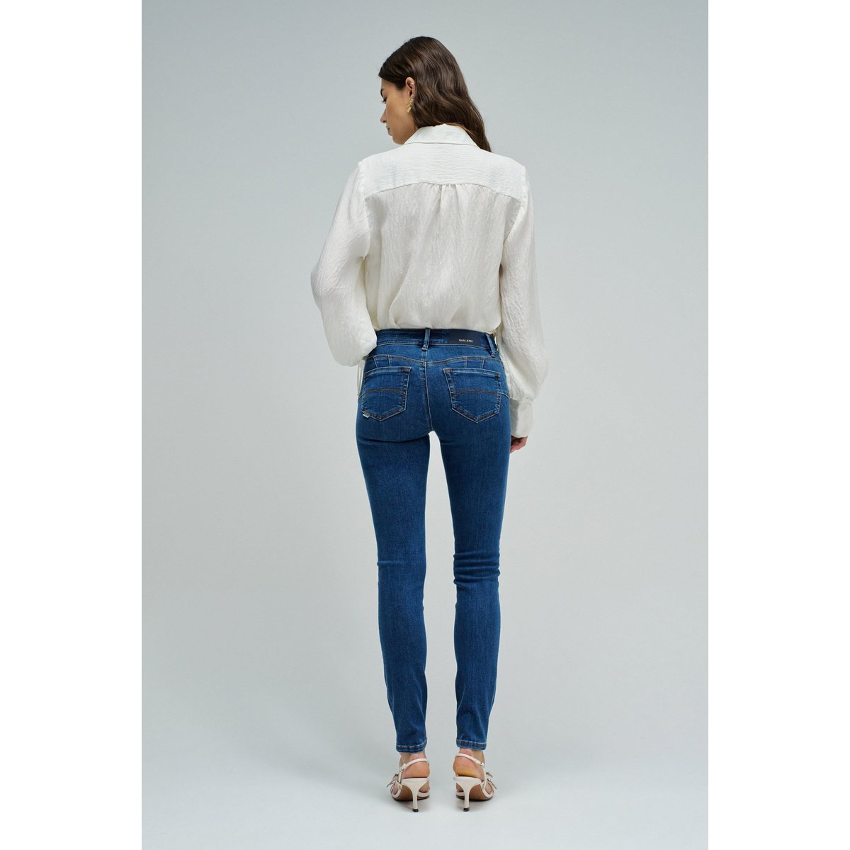 JEAN WONDER PUSH UP SKINNY bleu, SALSA JEANS