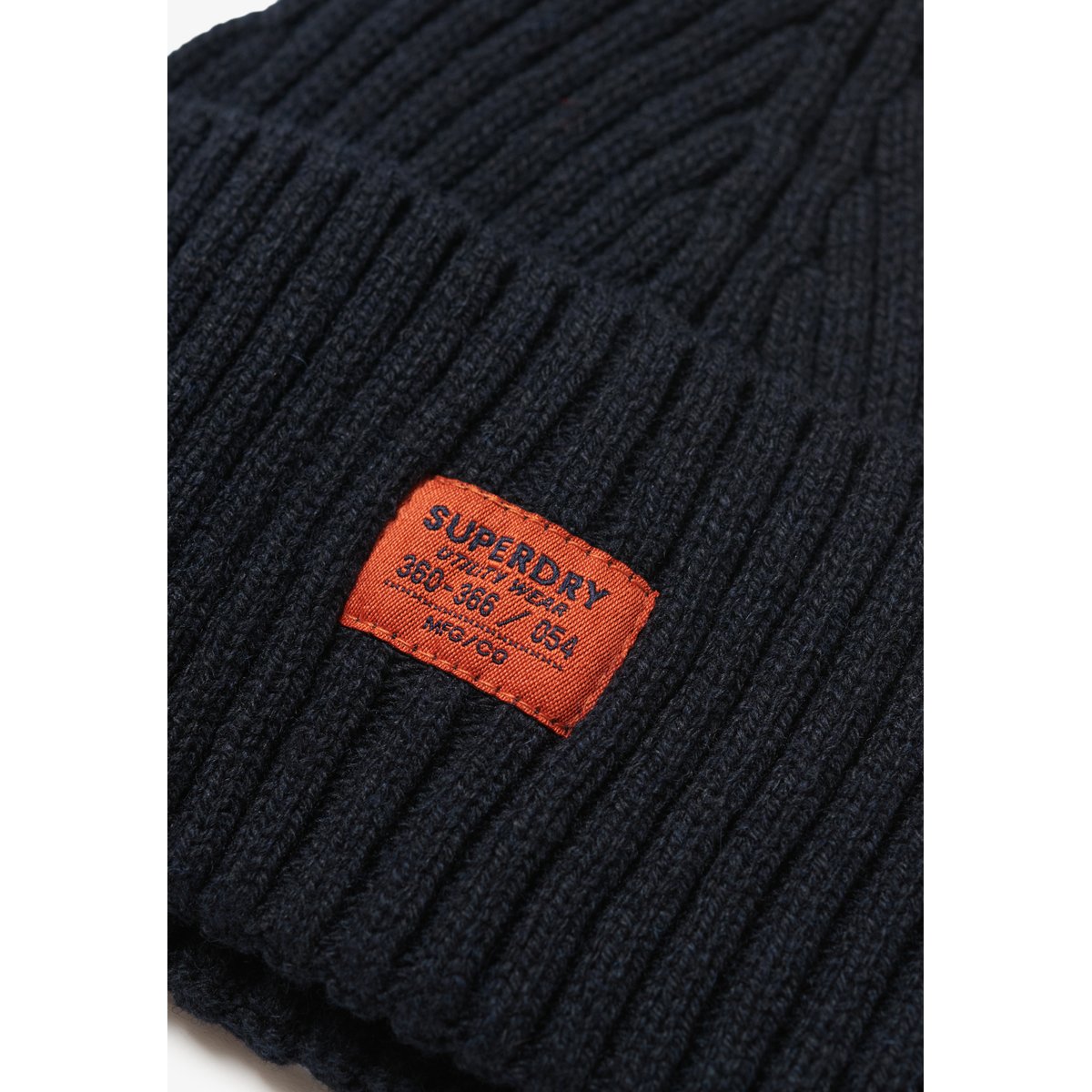 Bonnet Workwear en Maille bleu marine éclipse, SUPERDRY