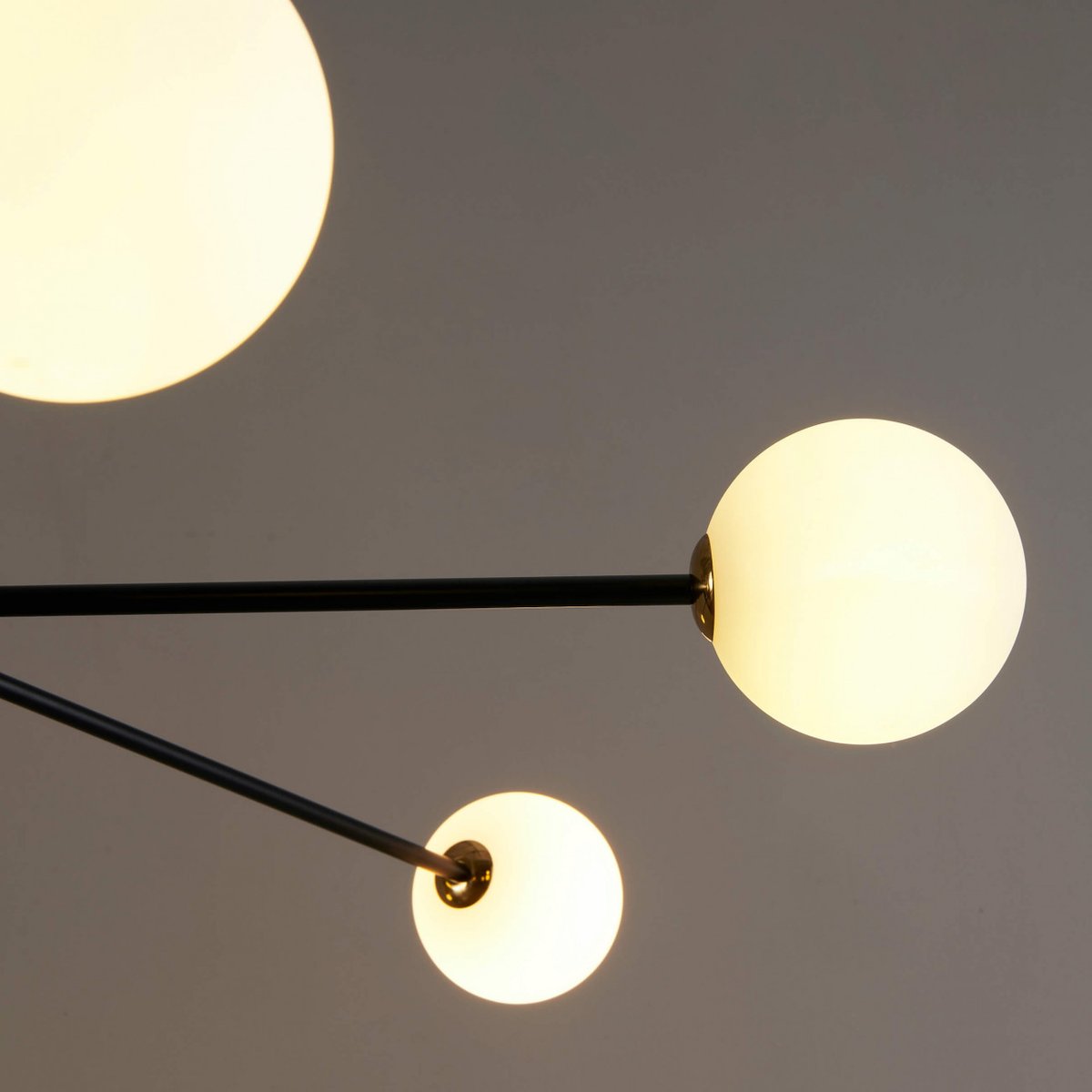 Grande suspension ultra moderne - RODIA noir, KOSILUM