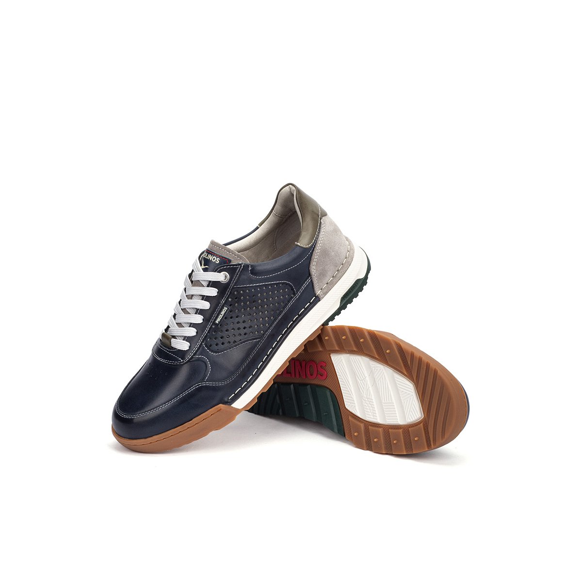 Baskets cuir Teide blue, PIKOLINOS