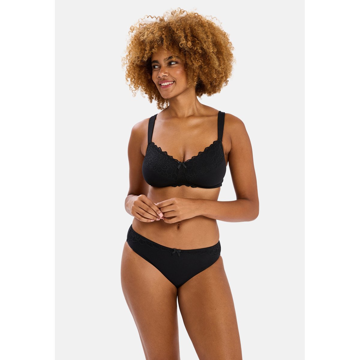 Soutien-gorge post opératoire AVA noir, SANS COMPLEXE