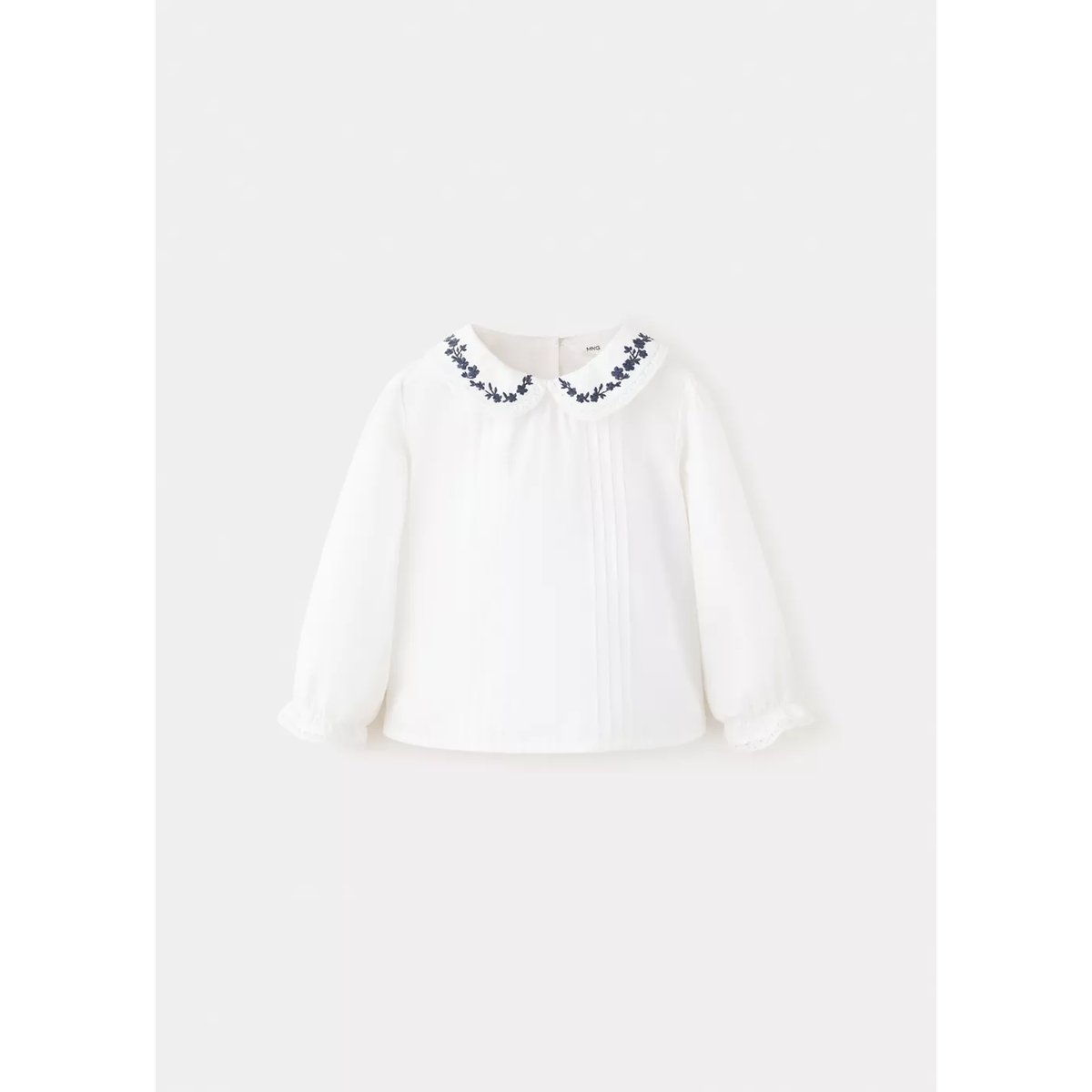 Blouse coton broderie blanc cassé, MANGO BABY