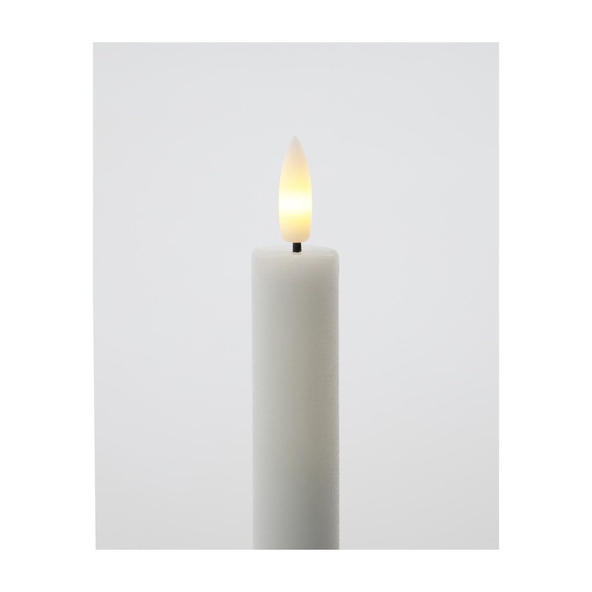 Bougies LED dia 2 cm lot de 2 blanc, HOUSE DOCTOR