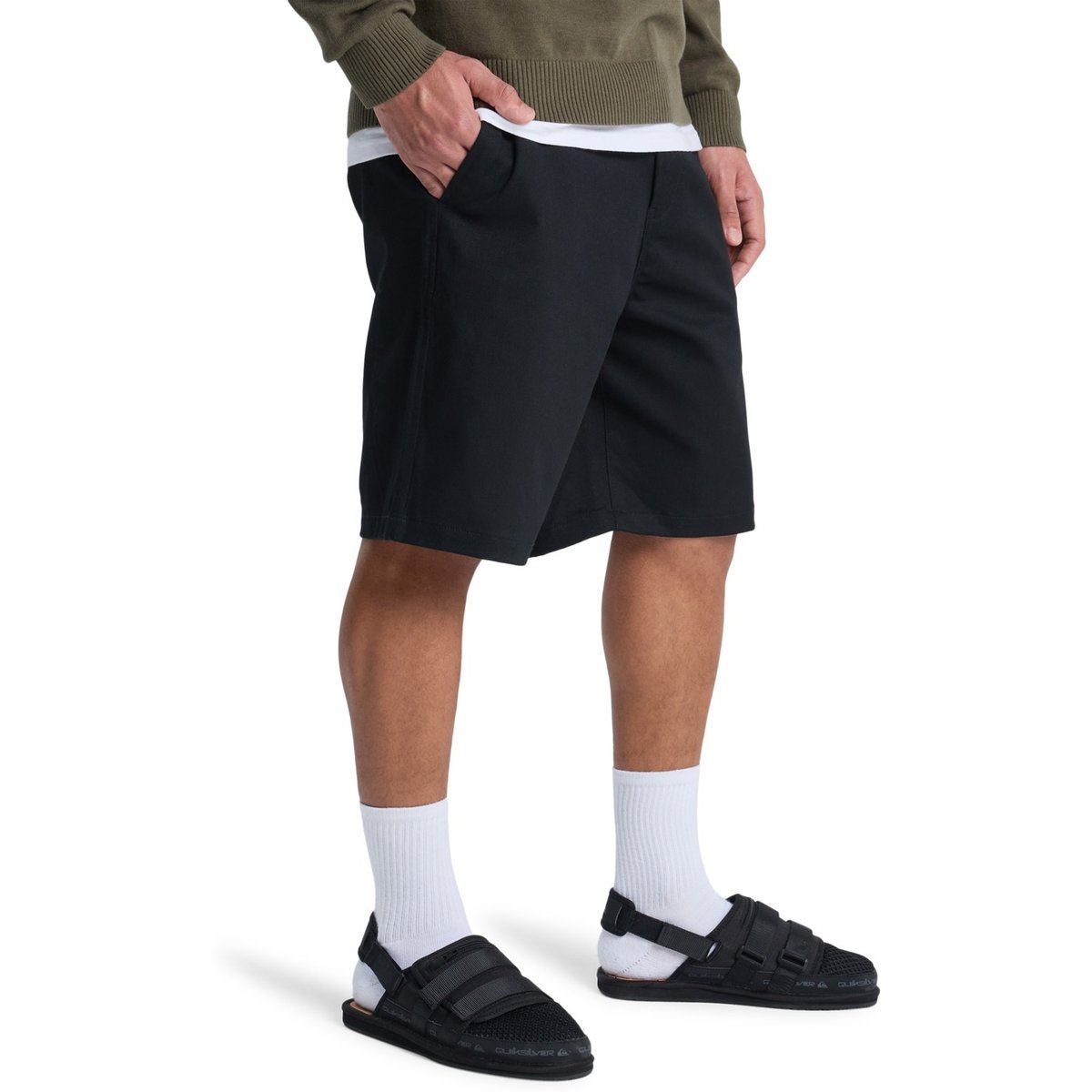 Short EVERYDAY UNION STRETCH noir black, QUIKSILVER
