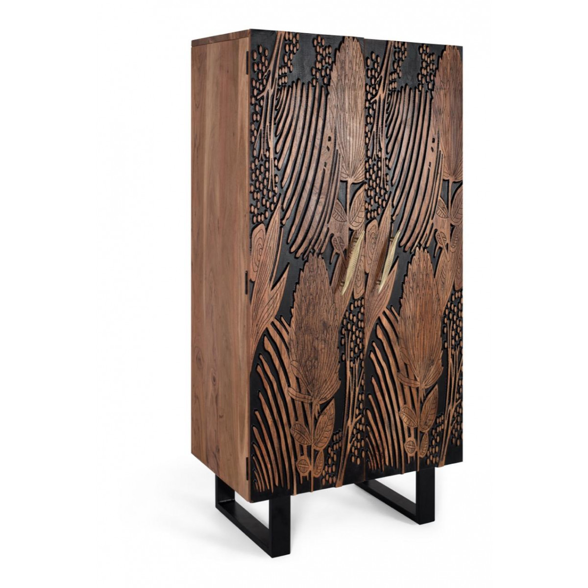 Armoire - IRIS marron, DECORATION D’AUTREFOIS