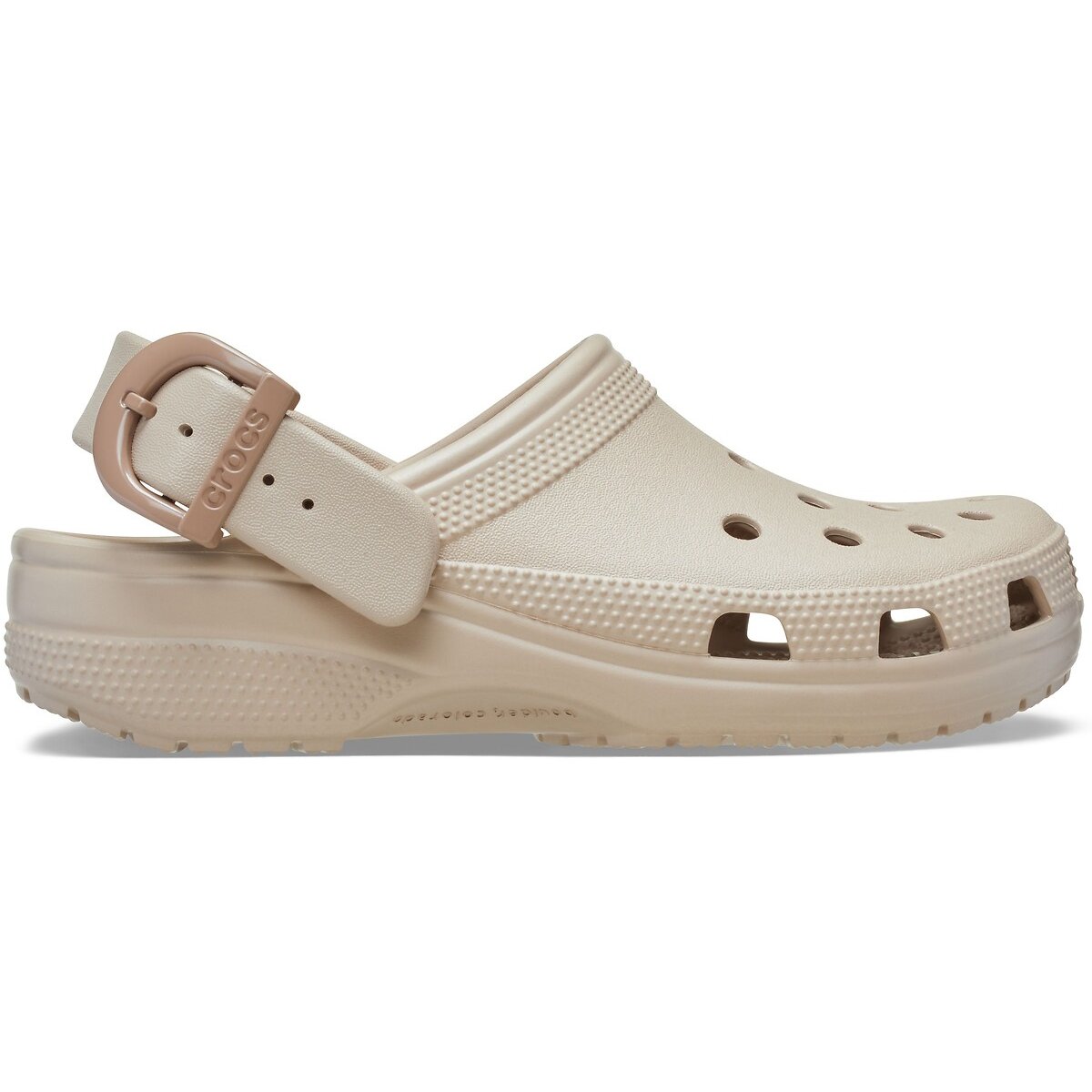 Sabots Classic Enamel Buckle taupe, CROCS