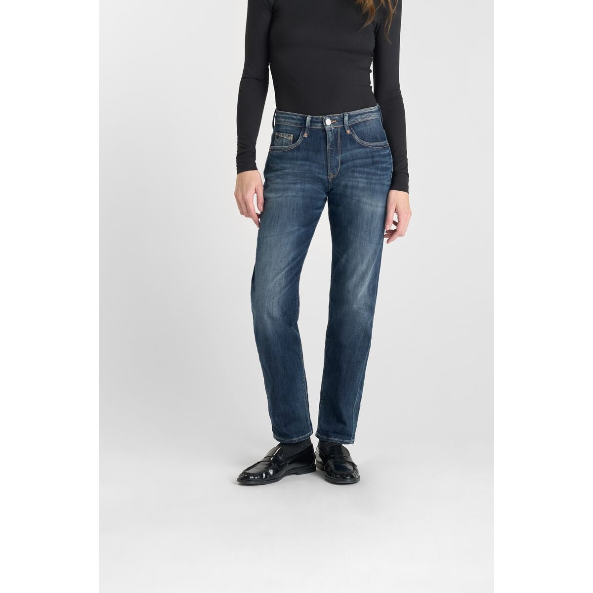 Jeans loose, large 200/43, longueur 34 blue, LE TEMPS DES CERISES