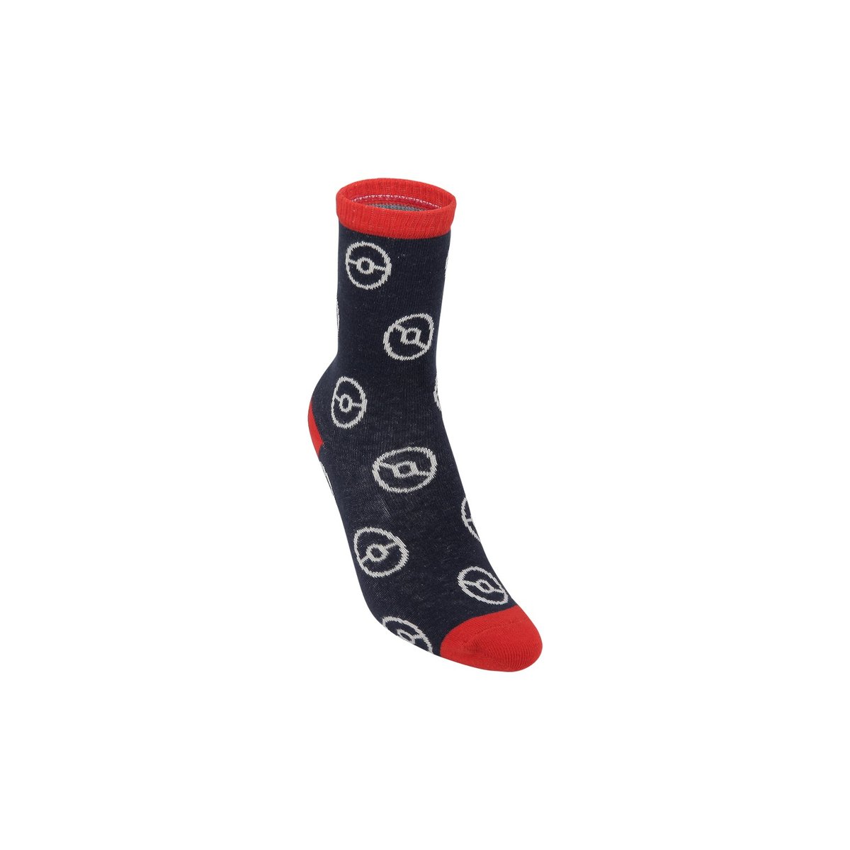 Lot De 12 Chaussettes Coton rouge/jaune/gris/bleu/blanc, POKEMON
