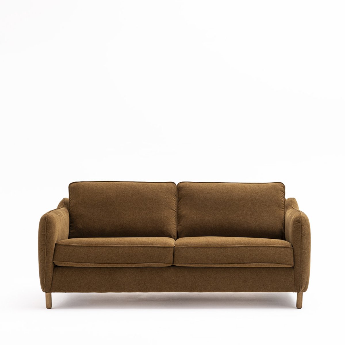 Canapé convertible express 2 places en tissu- VORNAY bronze, DRAWER