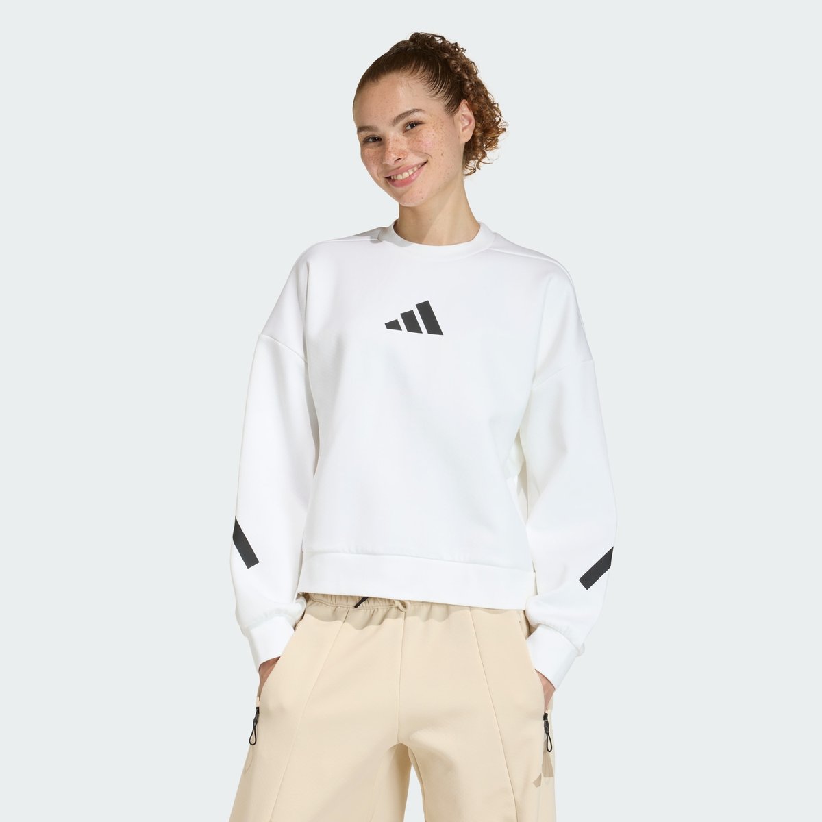 Sweat-Shirt Adidas Z.n.e. Sweat-Shirt Adidas Z.n.e. white, ADIDAS SPORTSWEAR