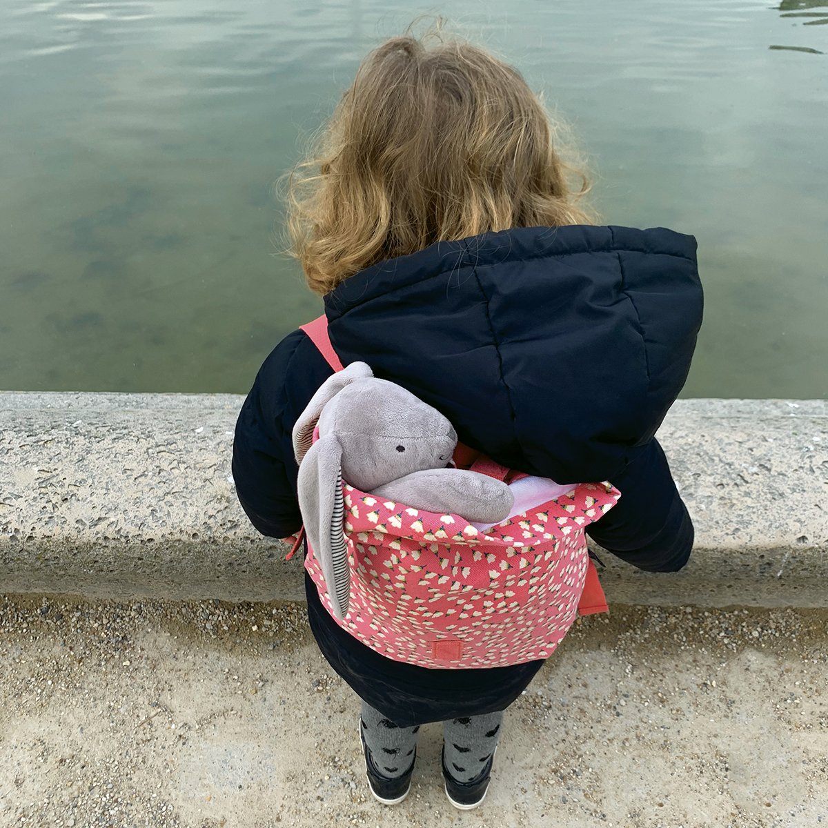 Sac à dos mini coursier LES FLEURS multicolore, PETIT JOUR