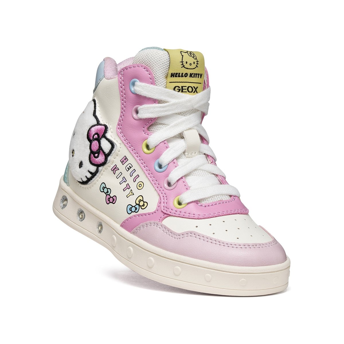Baskets À Led J SKYLIN rose/multicolore, GEOX