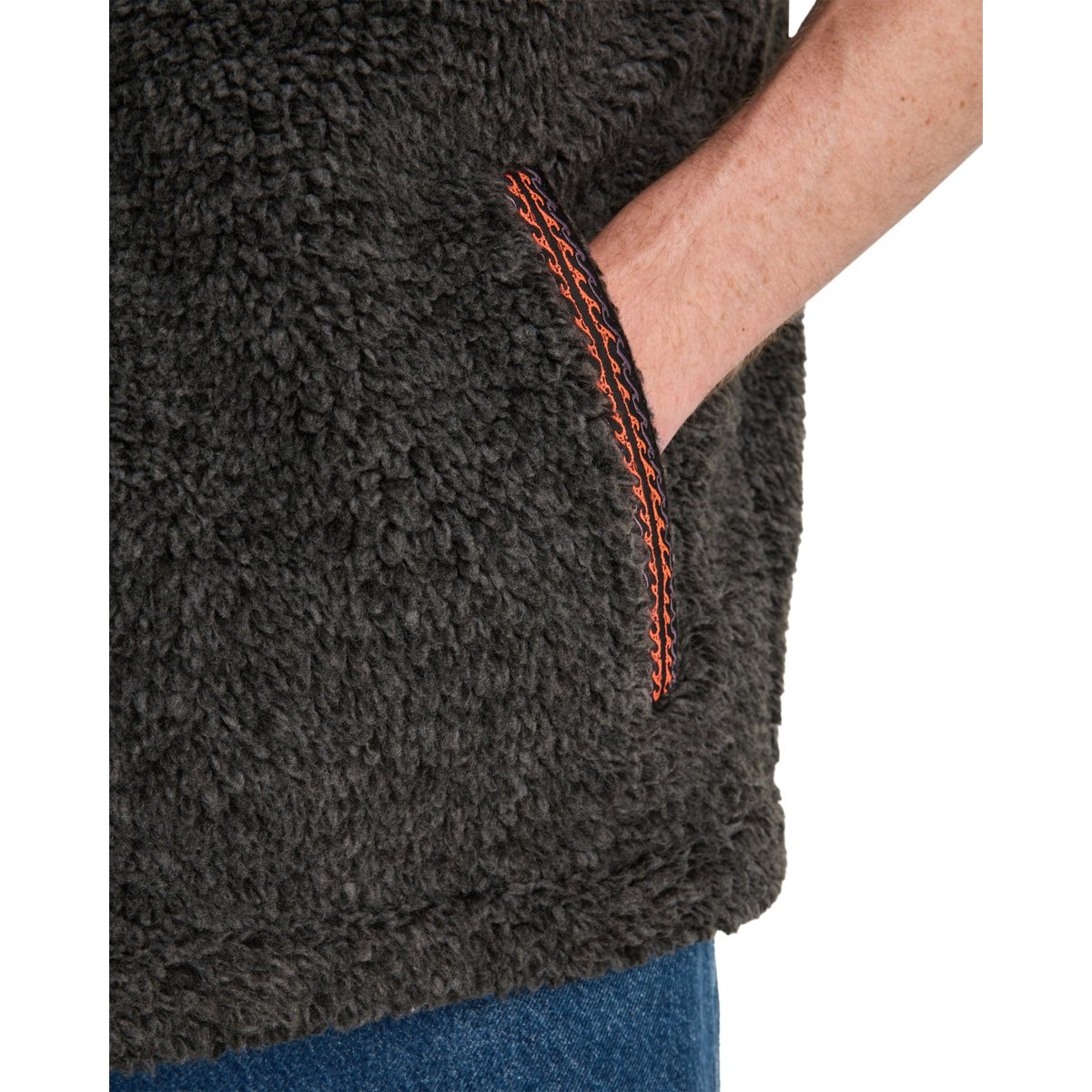 Polaire demi-zip SINCE 73 TOMSTONE noir black heather, BILLABONG