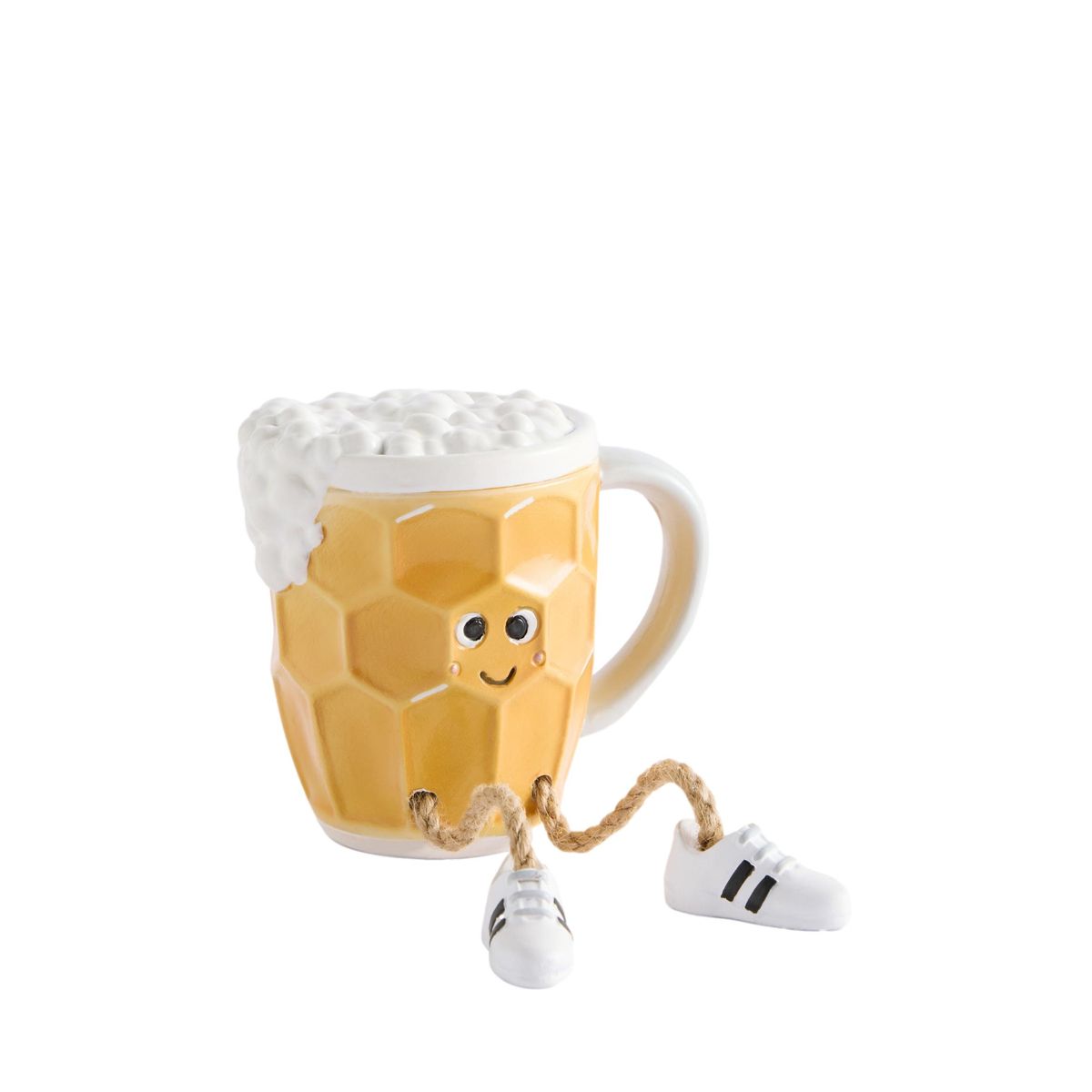 Ornement figurine bière à jambes pendantes naturel, NEXT