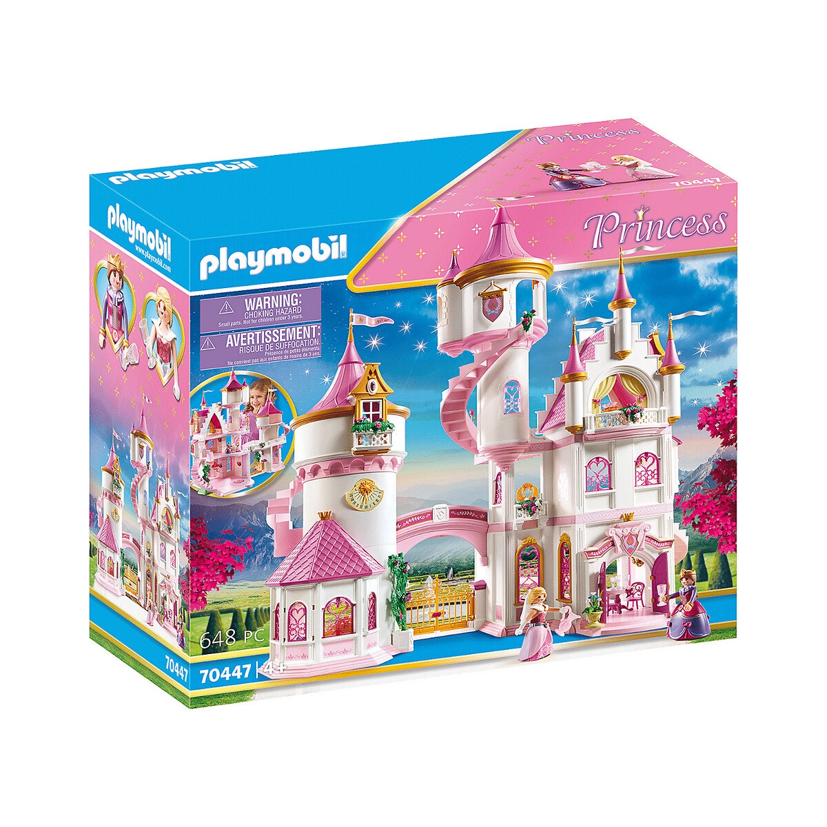 Grand palais de princesse multicolore, PLAYMOBIL