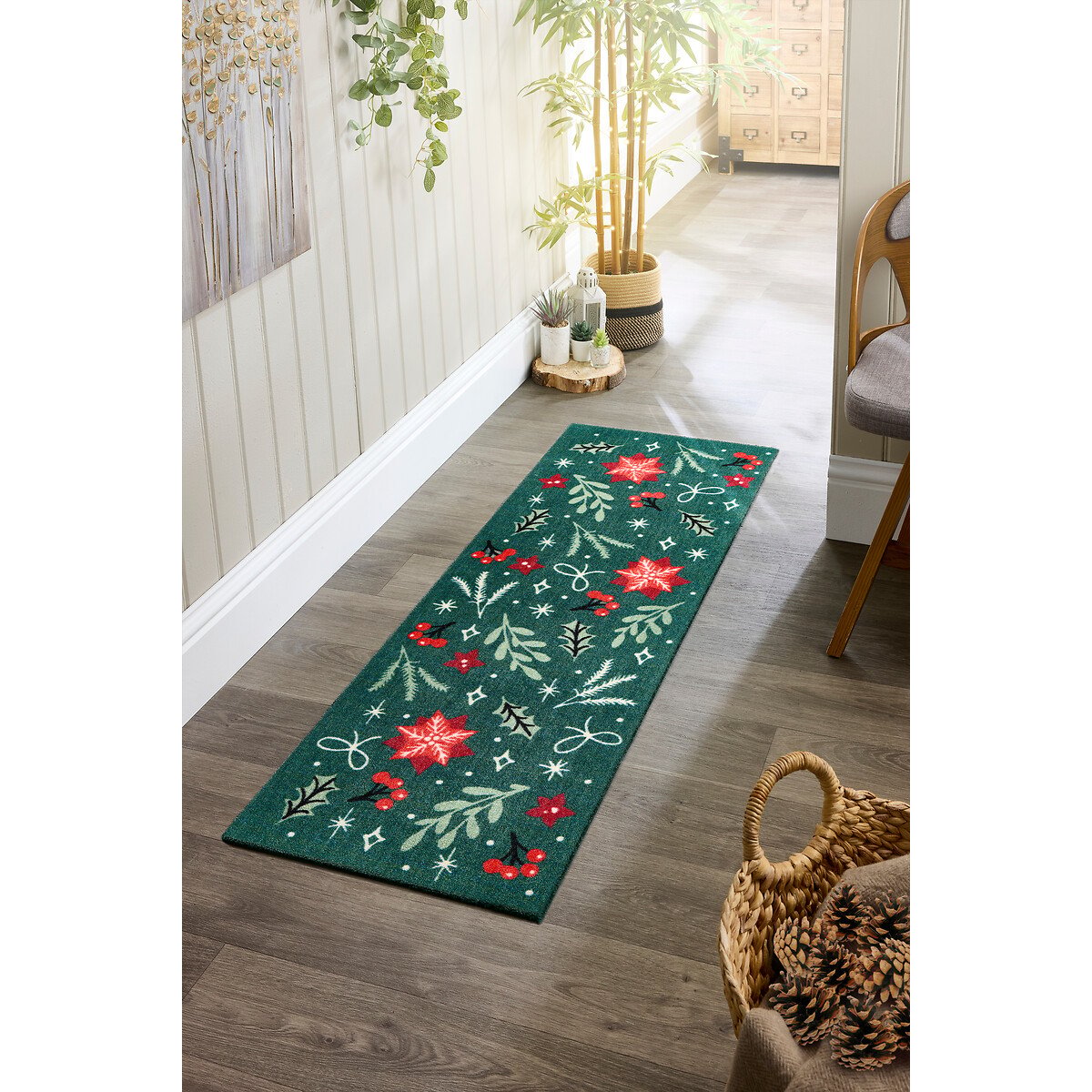 My Festive Joy Christmas Runner green, MY MAT
