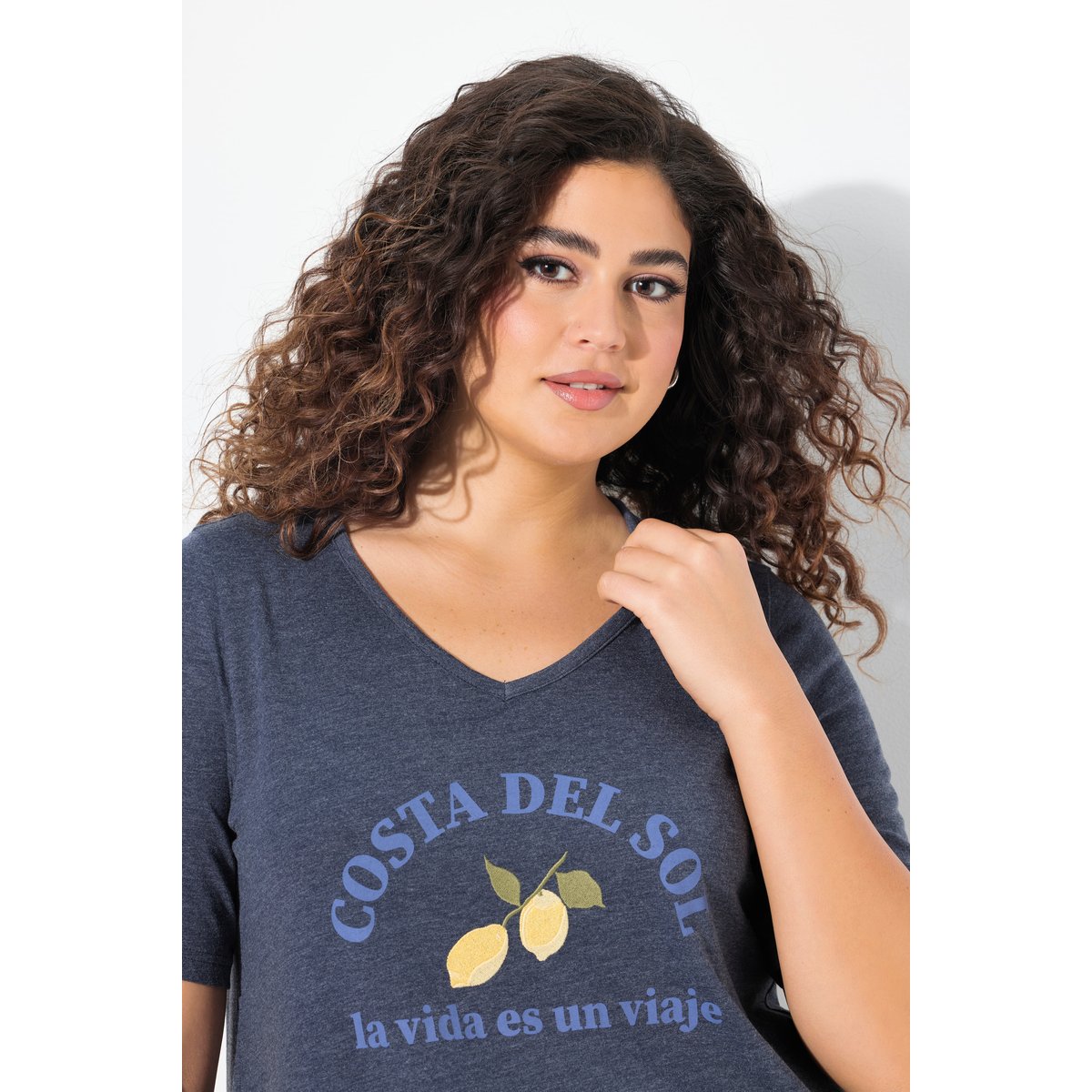 Robe en jersey marine, ULLA POPKEN