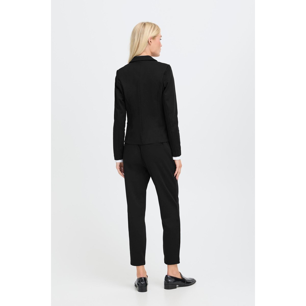 Blazer classique à manches longues noir, B.YOUNG
